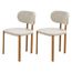 Kit 2 Cadeiras Siena Domann Design Assento e Encosto Linho Off White Base Aco Laminado